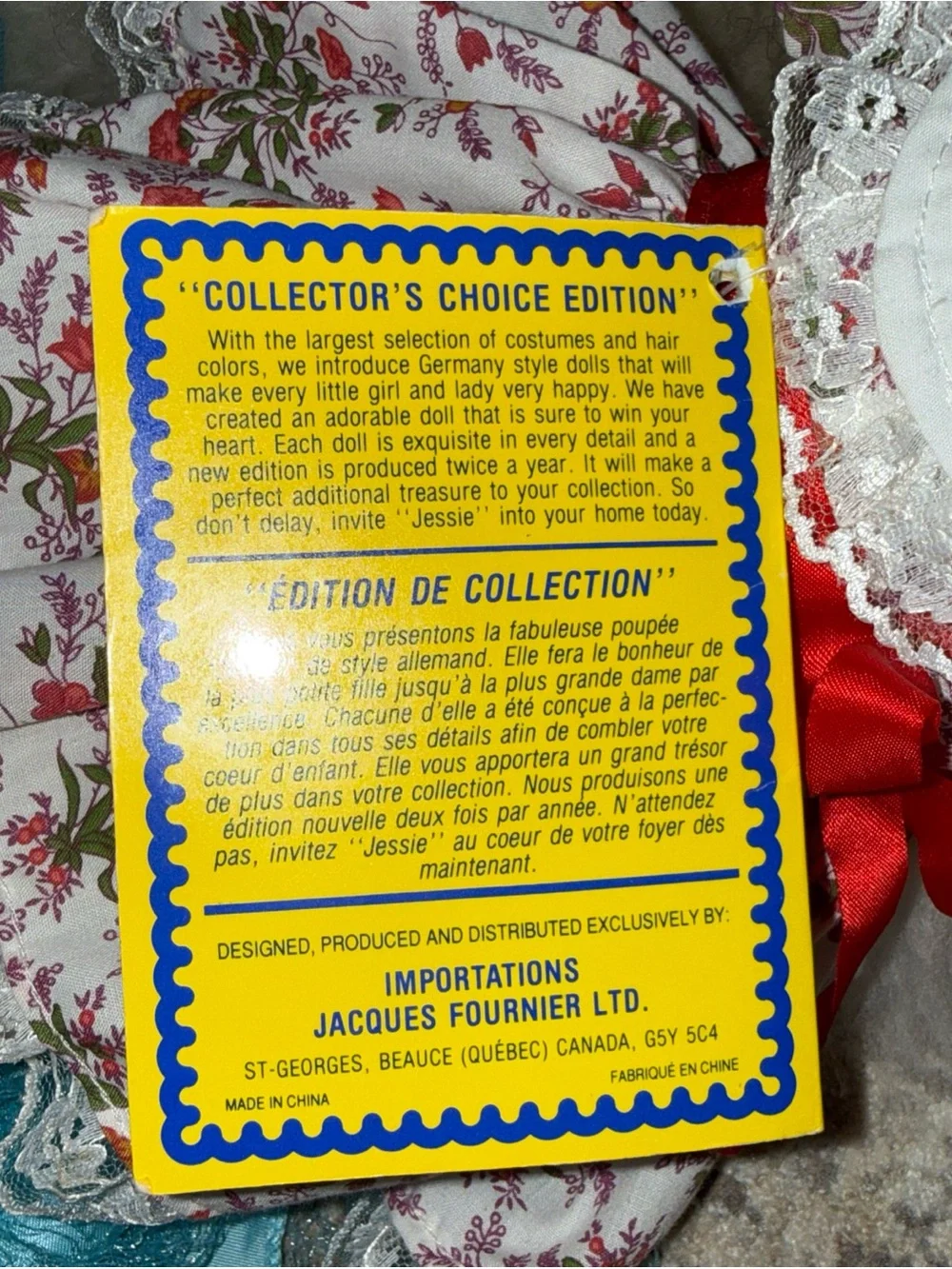 Jesse Collectables doll